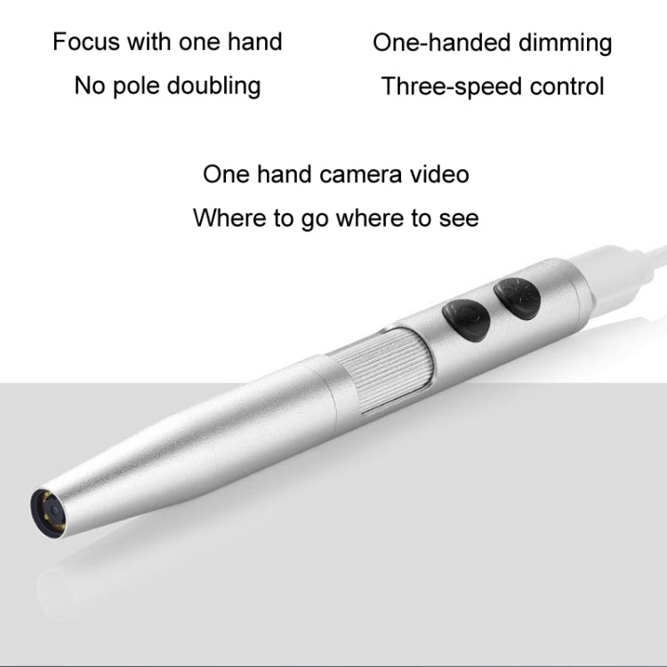 5 Million Digital Electron Microscope Magnifying Dermatoscope, Specification: B008 Water-resistant+Z04 Universal Bracket