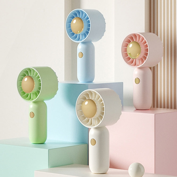 Hand Holds Small Fan Portable Mini Pocket Fan, Style: Green Spray Plating Version