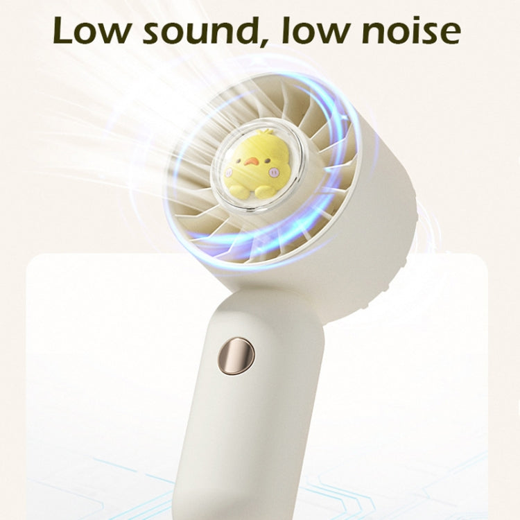 Hand Holds Small Fan Portable Mini Pocket Fan, Style: Green Spray Plating Version