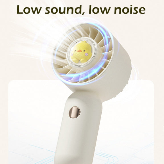 Hand Holds Small Fan Portable Mini Pocket Fan, Style: Green Spray Plating Version
