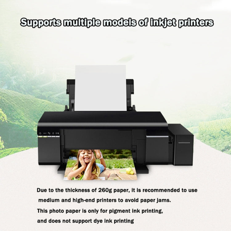 A3+ 20 Sheets 260g Water-resistant RC Photo Paper for Brother/Epson/Lenovo/HP/Canon Inkjet Printers(Highlight)