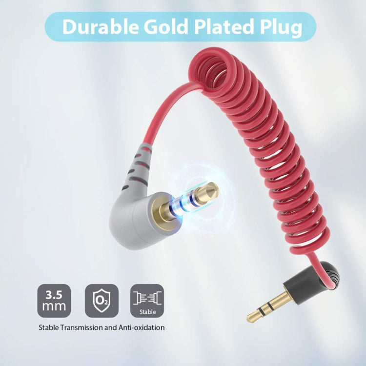 For BOYA / RODE SC7 TRS to TRRS Wireless Lavalier Microphone Cable