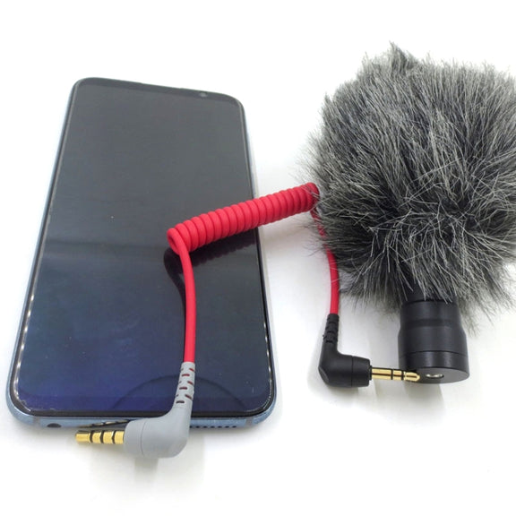 For BOYA / RODE SC7 TRS to TRRS Wireless Lavalier Microphone Cable