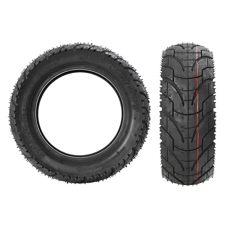 For KUGOO M4 TUOVT 80/65-6.5 10 inch Electric Skateboard Vacuum Explosion-Proof Outer Tire(Highway Tire)