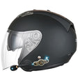KUQIBAO Motorcycle Smart Bluetooth Sun Protection Double Lens Safety Helmet, Size: M(Matte Black) - free shipping - PMC TechLife - Order now!