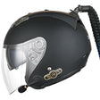 KUQIBAO Motorcycle Bluetooth Headset Double Lens Helmet With Braid, Size: M(Scrub Black) - free shipping - PMC TechLife - Order now!