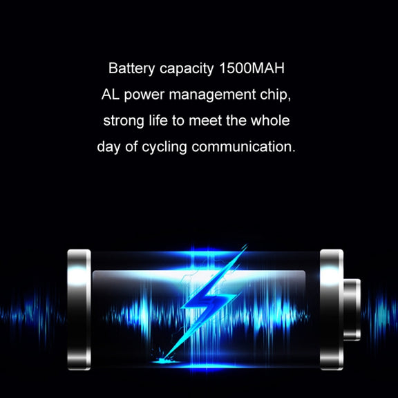 KUQIBAO Motorcycle Helmet Water-resistant Bluetooth-compatible Headset With Screen(Hard Microphone)