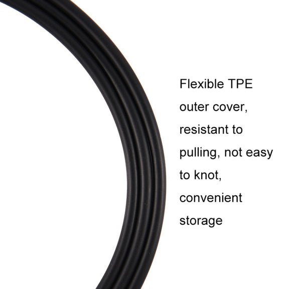 2m For ATH-M50X / M40X / M60X / M70X Headset Audio Cable Replacement Cable(Black)