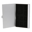 1SD+ 8TF  Aluminum Micro SD Cards Holder Pin Storage Box 9 solts for SD/ SIM/TF Memory Card(Silver) - Card Case by PMC TechLife | Online Shopping South Africa | PMC TechLife