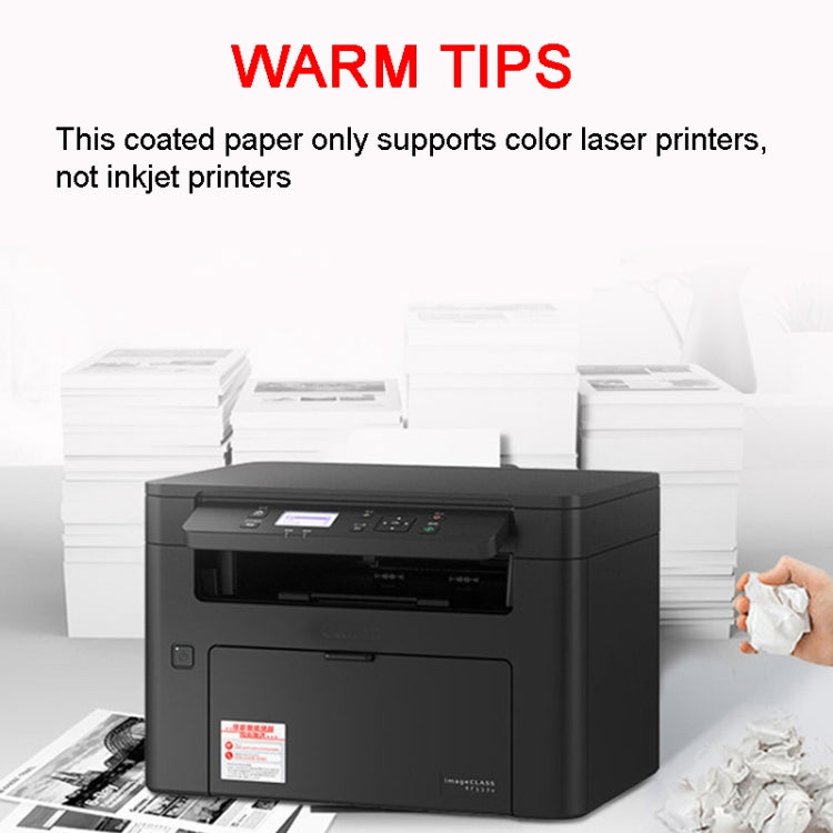 A4 100 Sheets Laser Printers Matte Photo Paper Supports Double-sided Printing for, Spec: 300gsm