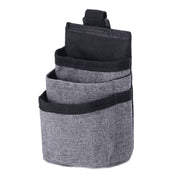 Vehicle Air Outlet Storage Bag Multi-function Document Change Storage Bag(Grey)
