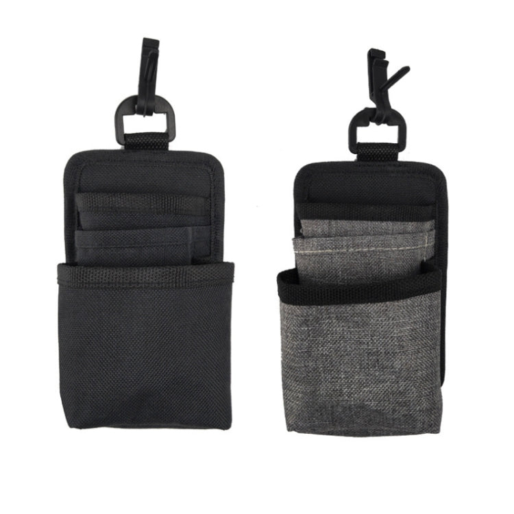 Vehicle Air Outlet Storage Bag Multi-function Document Change Storage Bag(Black)