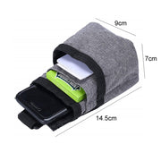 Vehicle Air Outlet Storage Bag Multi-function Document Change Storage Bag(Grey)