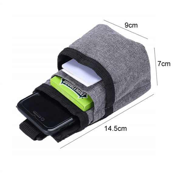Vehicle Air Outlet Storage Bag Multi-function Document Change Storage Bag(Black)