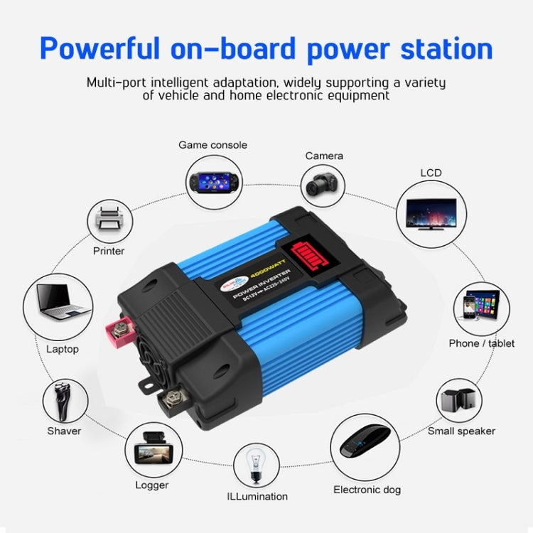 12V-220V 300W  SOLIKE TECH Vehicle Inverter Sine Wave Convertor Auto Inverter