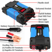 12V-110V 300W SOLIKE TECH Vehicle Inverter Sine Wave Convertor Auto Inverter