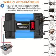 12V-110V 300W SOLIKE TECH Vehicle Inverter Sine Wave Convertor Auto Inverter