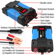 12V-220V 500W SOLIKE TECH Vehicle Inverter Sine Wave Convertor Auto Inverter