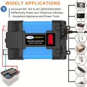 12V-220V 500W SOLIKE TECH Vehicle Inverter Sine Wave Convertor Auto Inverter