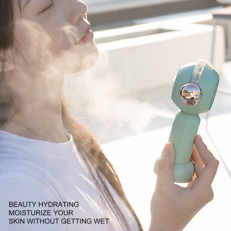 Without Blade Spray Handheld Children Small Fan(Pink)