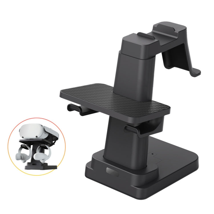VR Head Display All-In-One Machine Handle Bracket For PICO4/Meta Quest/ Rift S/HTC(Black)