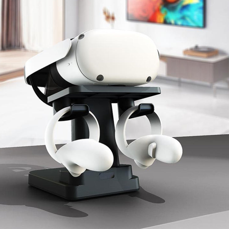 VR Head Display All-In-One Machine Handle Bracket For PICO4/Meta Quest/ Rift S/HTC(Black)