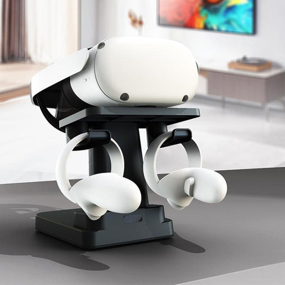 VR Head Display All-In-One Machine Handle Bracket For PICO4/Meta Quest/ Rift S/HTC(Black)