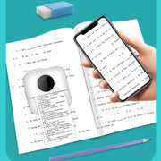 Mini Student Wrong Question Bluetooth Thermal Printer With 3 Rolls Color Paper(Pink)