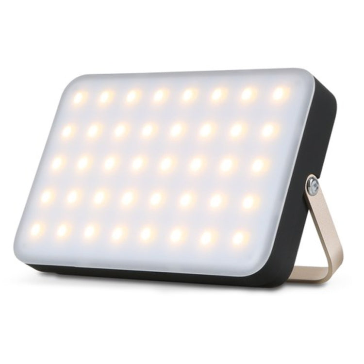 Outdoor Camping LED Light Water-resistant USB Rechargeable Lighting(Black)