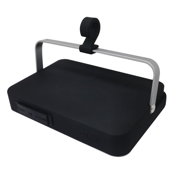 Outdoor Camping LED Light Water-resistant USB Rechargeable Lighting(Black)