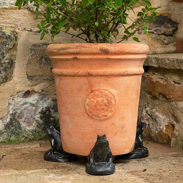 3pcs/set Flower Pot Feet Stand Animal Shape Resin Plant Pots Risers Pad(Cat)