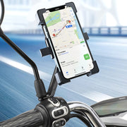 Shockproof Motorcycle Mobile Phone Holder Outdoor Bike Navigation Holder, Model: Rearview Mirror