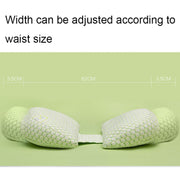 Pregnant Waist Support Side Sleep Pillow Multifunctional Removable Abdomen Pillow, Color: Probiotics Green