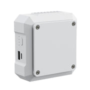 Outdoor Waist-mounted Lighting Fan with Power Function Multifunctional Bracket Hanging Neck Fan(White)