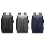 Business Large Capacity Travel Bag Multifunctional Water-resistant Laptop Backpack With USB Port(Black)