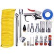 20 In 1 Air Compressor Kit 1/4 Inch NPT Air Tool Kit With 7.5m Coil Nylon Hose - Engine Fittings by PMC TechLife | Online Shopping South Africa | PMC TechLife | Buy Now Pay Later Mobicred