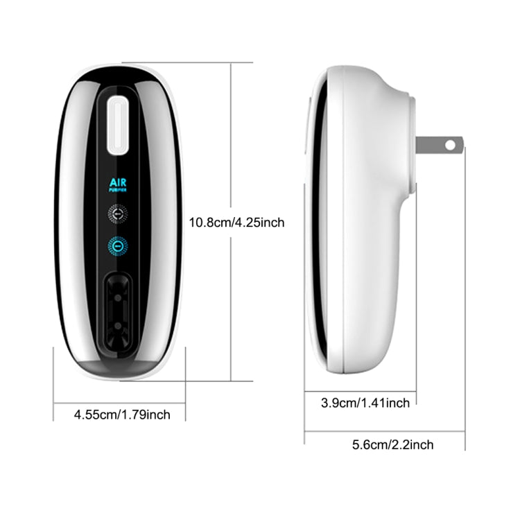 90V-250V Plug-in Negative Ion Air Purifier Portable Odor Removing Device EU Plug