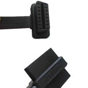 0.3m OBD2 Male to Female Tee Extension Cable OD16 16C Flat Cable