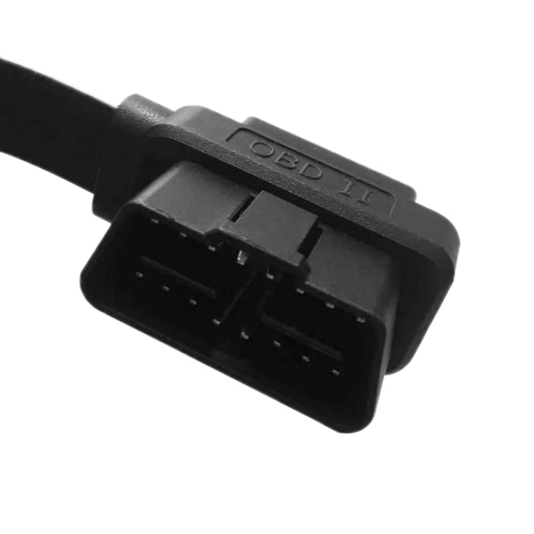 0.6m OBD2 Male to Female Tee Extension Cable OD16 16C Flat Cable