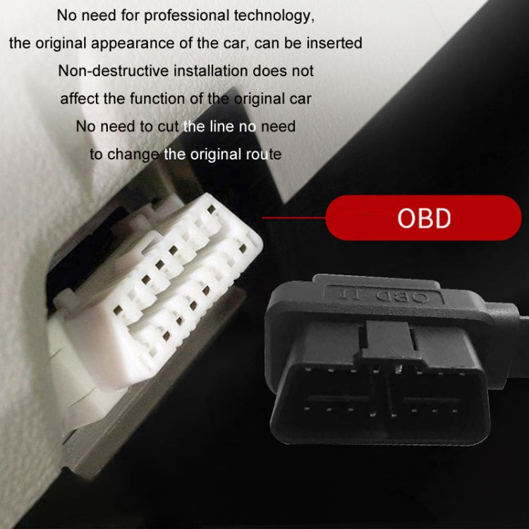 0.6m OBD2 Male to Female Tee Extension Cable OD16 16C Flat Cable