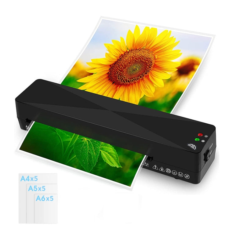 9 Inch A4 Hot Cold Laminator Machine Book Documents Laminator, Size: Set 1(220V EU Plug)