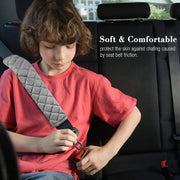 Car Seat Belt Protector Soft Extended Shoulder Pads, Color: Rose Red Square