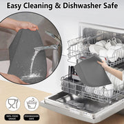 6QT Silicone Slow Cooke Liners Reusable Leakproof Crock Pot Liners(Gray)