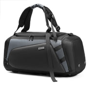MINGLU Large-Capacity Dry And Wet Separation Gym Bag Messenger Training Bag(Grey)