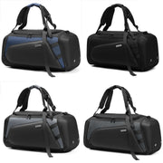 MINGLU Large-Capacity Dry And Wet Separation Gym Bag Messenger Training Bag(Grey)