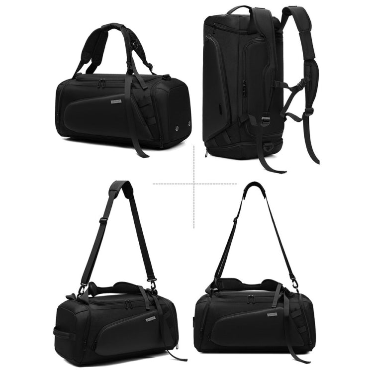 MINGLU Large-Capacity Dry And Wet Separation Gym Bag Messenger Training Bag(Grey)
