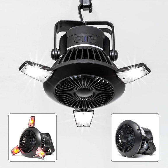 Solar Camping Lamp Fan Multifunctional LED Light Emergency Light Mosquito Repellent Lamp
