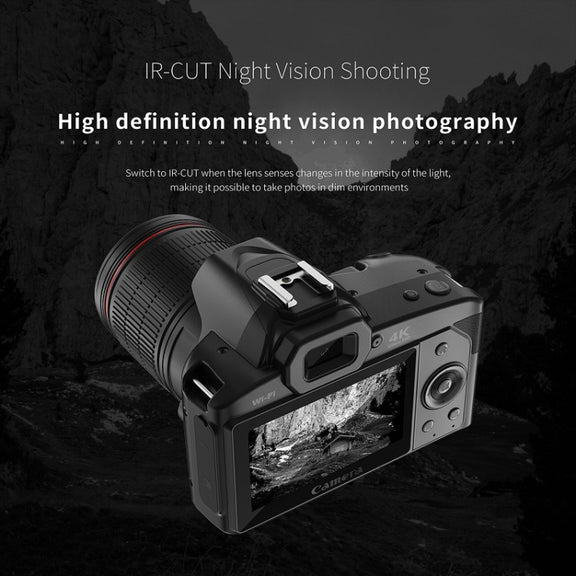 Dual-camera Night Vision 64 Million Pixel High-definition WIFI Digital Camera Standard+Fill Light
