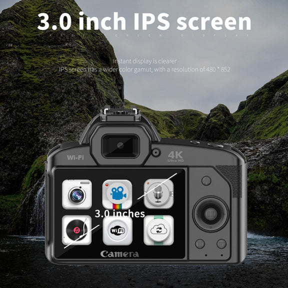 Dual-camera Night Vision 64 Million Pixel High-definition WIFI Digital Camera Standard+Fill Light