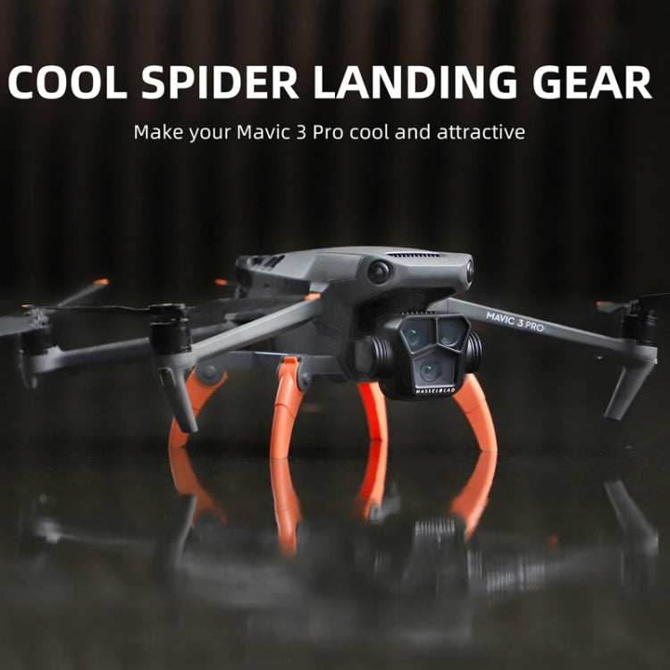 Sunnylife M3P-LG582 For DJI Mavic 3 Pro Folding Increases Tripod Protection Support Spider Landing Rack(Grey)